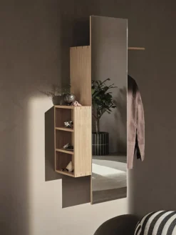 Armoire en chêne avec miroir Bon Hallway - Ferm living