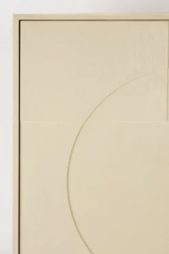 Armoire en chêne beige 140x100cm Faces - Zuiver