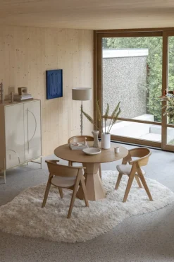 Armoire en chêne beige 140x100cm Faces - Zuiver