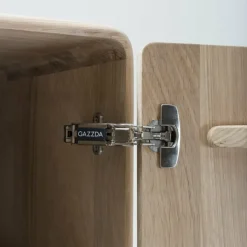 Armoire en chêne blanchi huilé Fawn - Gazzda