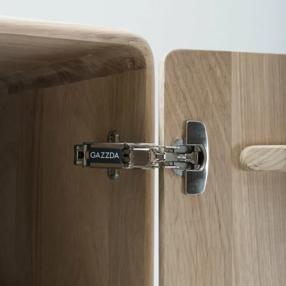 Armoire en chêne blanchi huilé Fawn - Gazzda