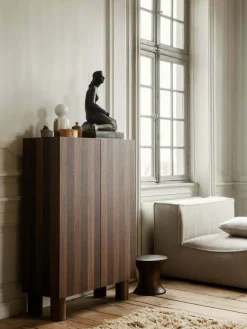 Armoire en chêne foncé et clair Post - Ferm living