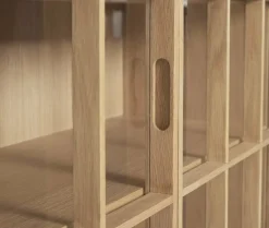Armoire en chêne naturel 100 x 35 cm Shoji - Hübsch