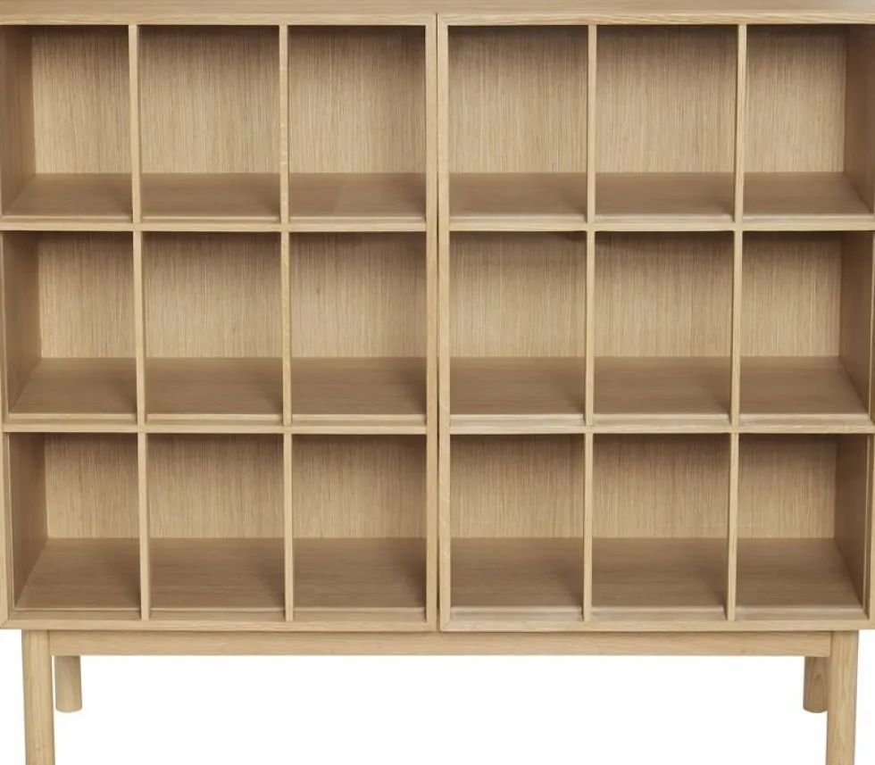 Armoire en chêne naturel 100 x 35 cm Shoji - Hübsch