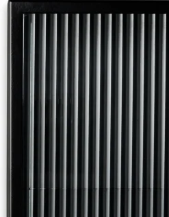 Armoire murale en verre strié et acier noir 35 x 60 x 15 cm Haze - Ferm Living