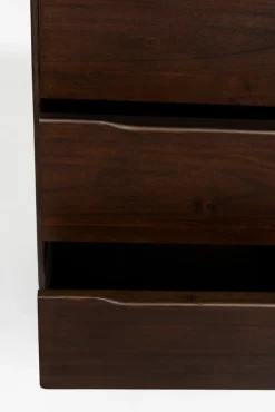 Armoire rectangulaire en bois d'hévéa 45x65x155cm Elroy - Dutchbone