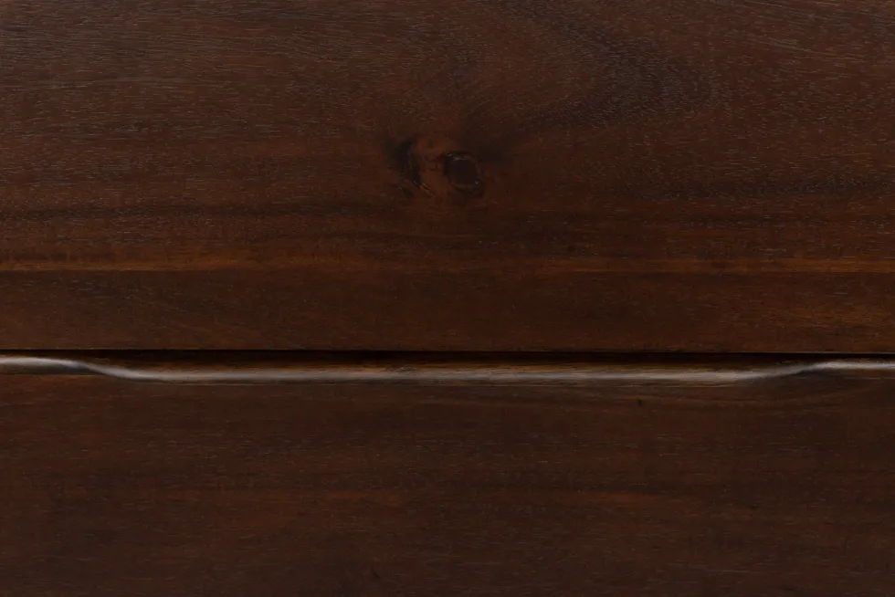 Armoire rectangulaire en bois d'hévéa 45x65x155cm Elroy - Dutchbone