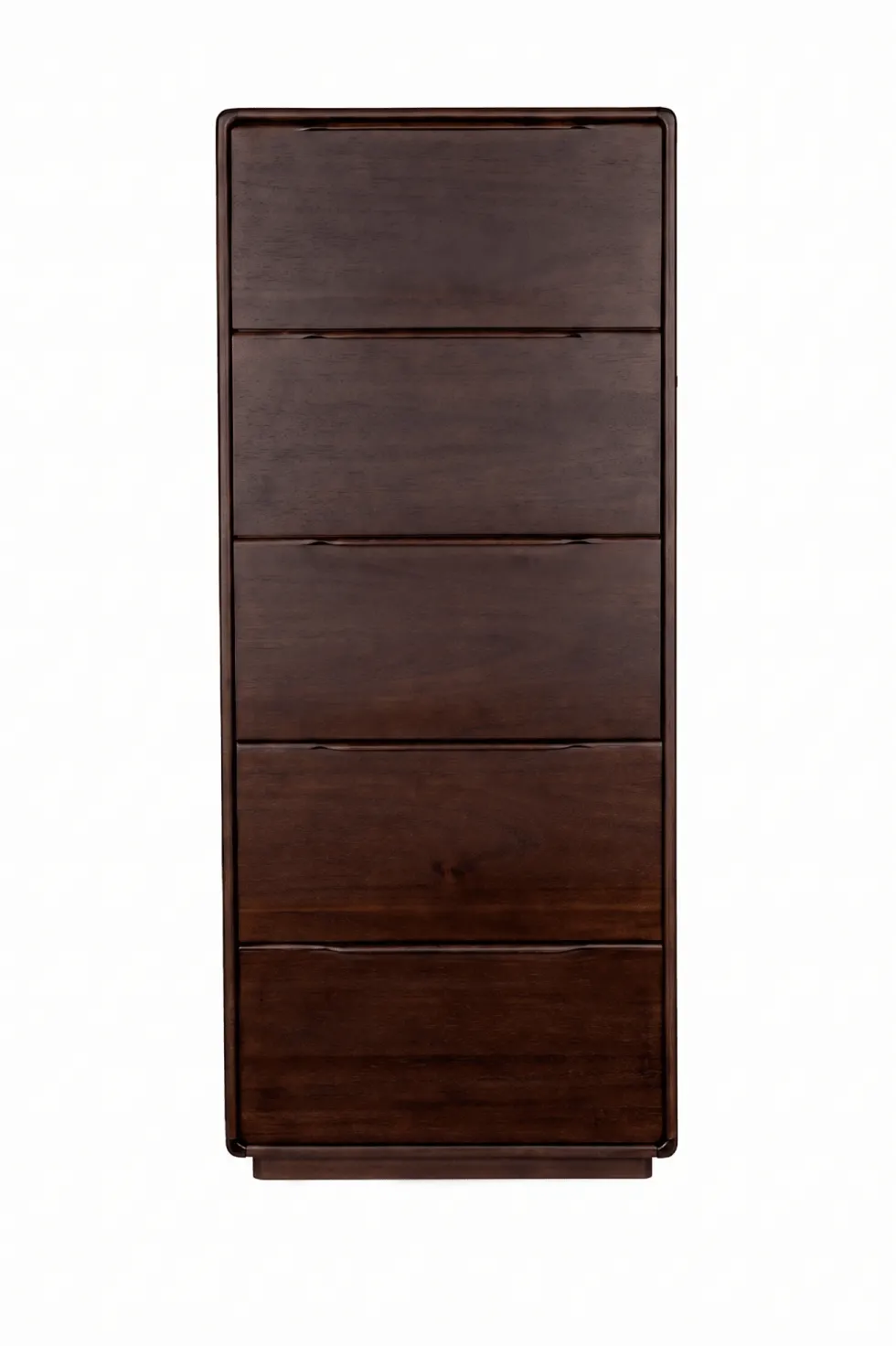 Armoire rectangulaire en bois d'hévéa 45x65x155cm Elroy - Dutchbone