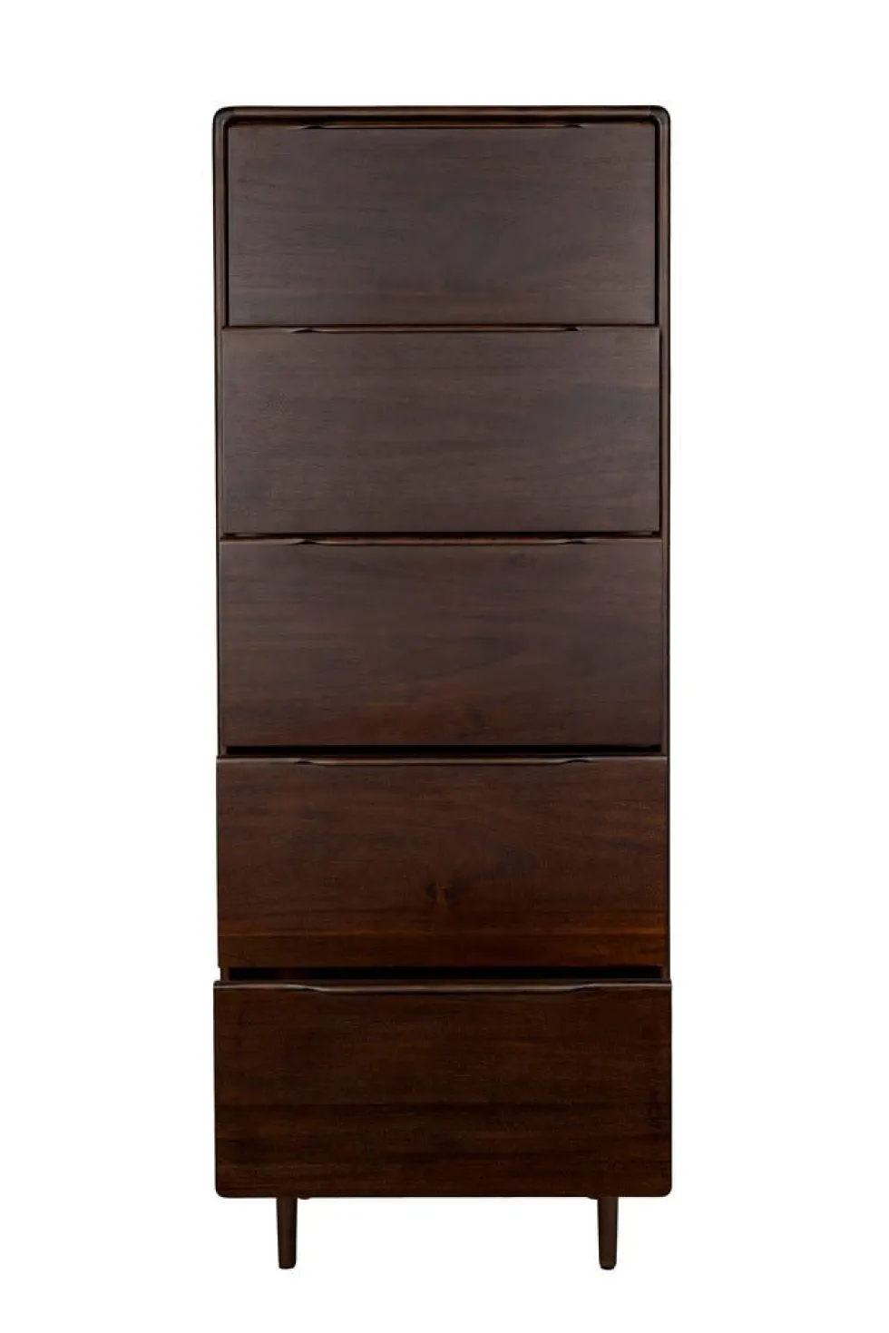 Armoire rectangulaire en bois d'hévéa 45x65x155cm Elroy - Dutchbone