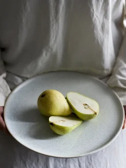 Assiette Addison en grès blanc - Bloomingville