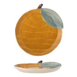 Assiette Agnes Grès Orange - Bloomingville Mini