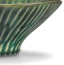 Assiette creuse en céramique vert 17x6cm Lanza - Serax