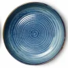 Assiette creuse L Bleu rustique - HKLIVING