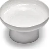 Assiette creuse sur pied en grès blanc cassé 31cm La Mère - Serax