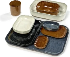 Assiette creuse 14,5 x 10,5 cm blanc cassé Merci N°7 - Serax