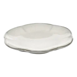 Assiette en grès côtelée blanche 9 cm Inku - Serax