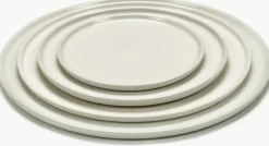 Assiette en porcelaine ivoire 22cm Cena - Serax
