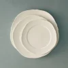 Assiette à entrée en porcelaine blanche 23cm Silhouette - SERAX