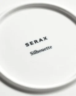 Assiette à entrée en porcelaine blanche 23cm Silhouette - SERAX