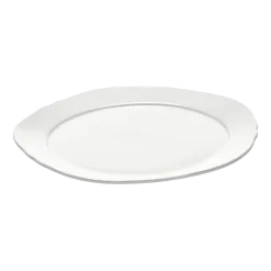 Assiette à entrée en porcelaine blanche 23cm Silhouette - SERAX