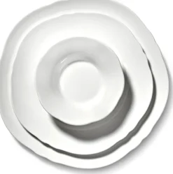 Assiette à entrée en porcelaine blanche 23cm Silhouette - SERAX
