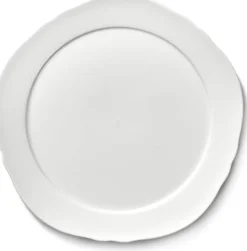 Assiette à entrée en porcelaine blanche 23cm Silhouette - SERAX