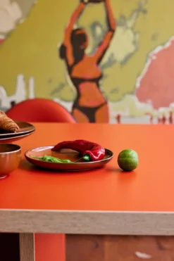 Assiette latérale Orange brûlé - HKLIVING