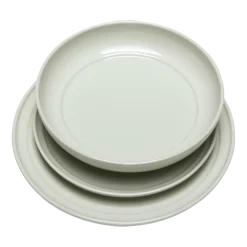 Assiette à pain en poudre de pierre marron 23 cm Amare - Hübsch