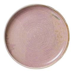 Assiette plate Rose rustique - HKLIVING