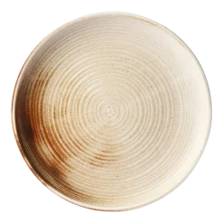 Assiette plate Rustic Cream/Brown - HKLIVING