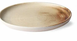 Assiette plate Rustic Cream/Brown - HKLIVING