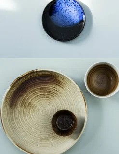 Assiette plate Rustic Cream/Brown - HKLIVING