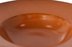 Assiette à pâtes Orange brûlé - HKLIVING