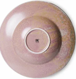 Assiette à pâtes Rose rustique - HKLIVING