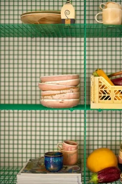 Assiette à pâtes Rustic Cream/Brown - HKLIVING