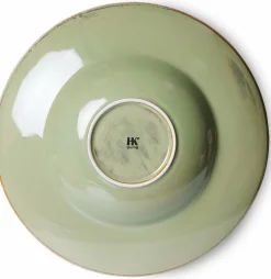 Assiette à pâtes Vert mousse - HKLIVING
