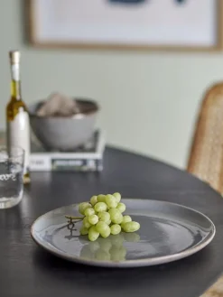 Assiette Sandrine Grès Gris - Bloomingville