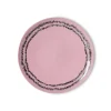 2 Assiettes à diner rondes en grès rose 27,5cm Vaisselle 70s - HKLiving