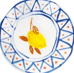 4 Assiettes motifs citrons Moroccan - &Klevering