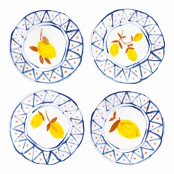 4 Assiettes motifs citrons Moroccan - &Klevering