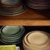 2 assiettes ronde en céramique 22x2cm 70's ceramics- HKliving