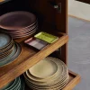2 assiettes ronde en céramique 27,5x2cm 70's ceramics- HKliving
