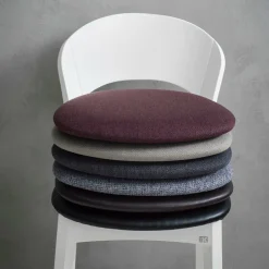 Assise de chaise en cuir reconstitué camel Rainbow - Hans k