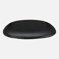 Assise de chaise en cuir reconstitué noir Rainbow - Hans k