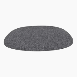 Assise de chaise en tissu gris étincelant Rainbow - Hans k