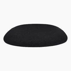 Assise de chaise en tissu noir Rainbow - Hans k