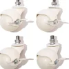Ball Caster Wheels - White/White - Set Of 4