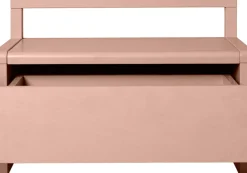 Banc avec coffre en placage de frêne rose 60x30x41,2cm - Ferm living