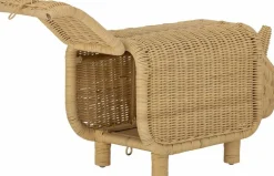 Banc coffre rhinocéros en rotin Soffe - Bloomingville Mini