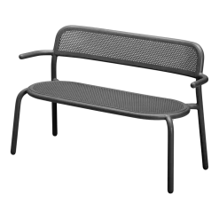 Banc de jardin anthracite Toni Bankski - Fatboy